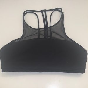 lululemon black mesh sports bra
